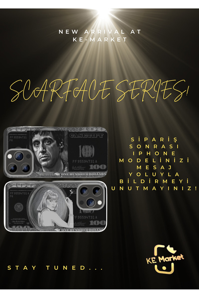 SOFTCASE Çiiftlere Özel Scarface  Iphone Tüm Modellere Uyumlu Kılıf Iphone 6,...