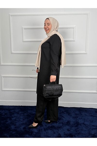 RACE FASHİON Linen Tunic Double Set Rc9008