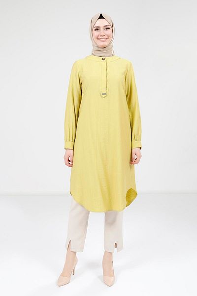 Beyza Olive Color Tunic 9333