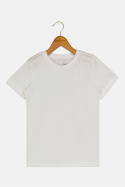 Puma Kids Boy Sportswear Fit Short Sleeve Training T-shirt, White