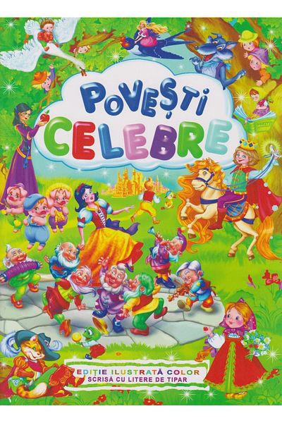 Editura Regis Povesti celebre. Editie ilustrata color scrisa cu litere de tipar