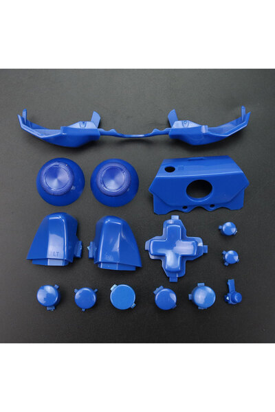 Choice مجموعة كاملة من أزرار التحكم JCD الزرقاء لجهاز Xbox One Elite 1، RB، L...