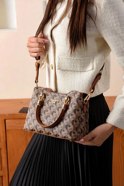 Cacharel Paris Women's 4 Compartment Long Cross Strap Shoulder & Hand Bag