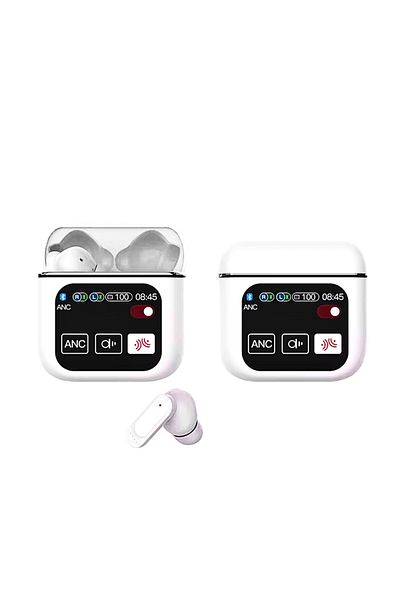 OEM Căști Wireless Pure Bass, Bluetooth 5.4, Led 1.9", Anc/enc, Bass 9d, Ios/android, Autonomie 6h