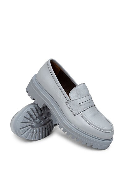 Deery Справжня шкіра Сірий жіночий лофер