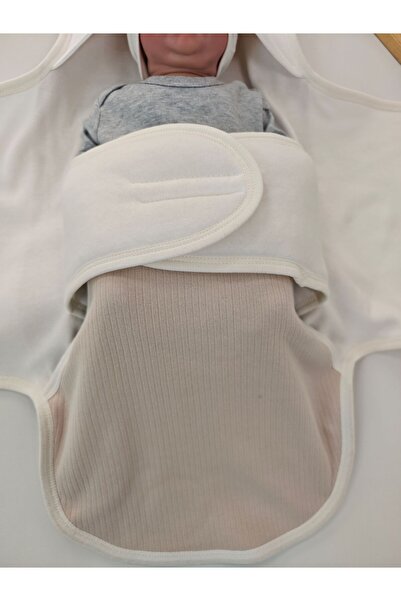 Tomuycuk 100% Cotton Baby Swaddle Blanket | Sleeping Bag – Girl/Boy 0-9 Months | Orthopedic – Embroidery Detailed