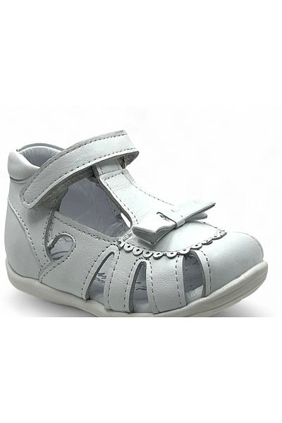 Perlina Leather Orthopedic Sole Baby Girl First Step Shoes
