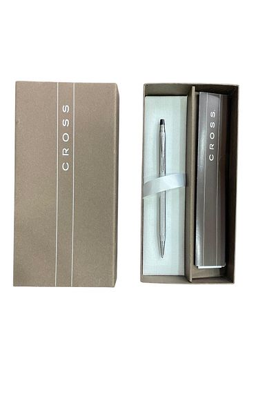 Cross Vintage Herringbone Polished Chrome Ballpoint Pen