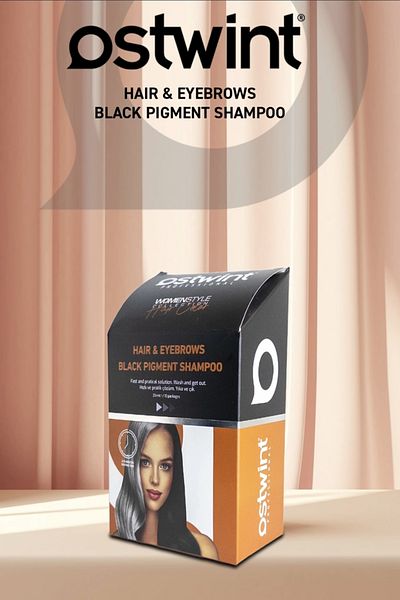 Ostwint Gray hair shampoo, 10 sachets, 25 ml, Turkish product