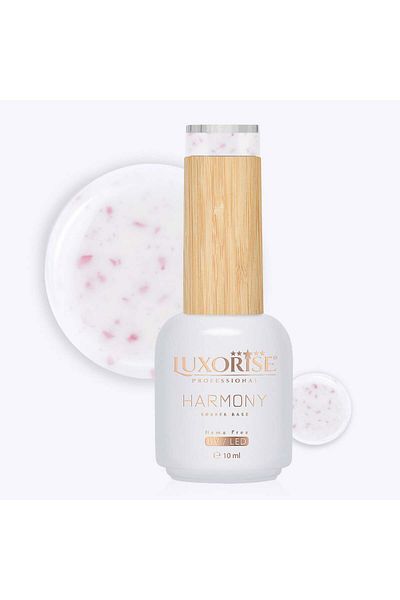 LUXORISE Bază de cauciuc fără hema LUXORISE Harmony - Strălucire de trandafir 10ml