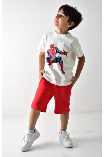 Banadamoda Boy's Printed T-shirt Shorts Set