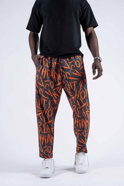 SUPERBLUE Unisex Daily Digital Printed Baguette Trousers