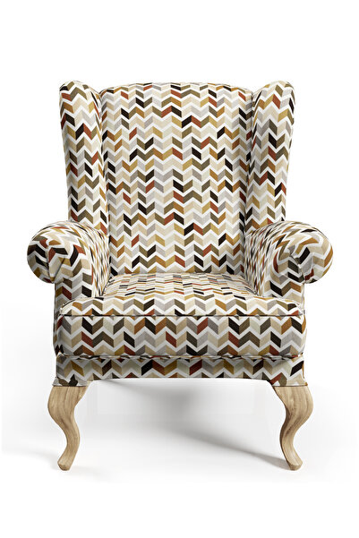 CANİLA Ψηφιακό τυπωμένο ύφασμα καναπέ με μοντέρνο σχέδιο Zigzag