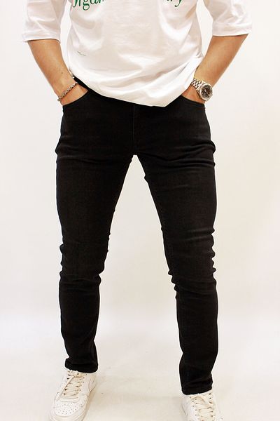 Twister Jeans Panama X 627-01 Black Black Men's Lycra Slim Fit Jeans Black
