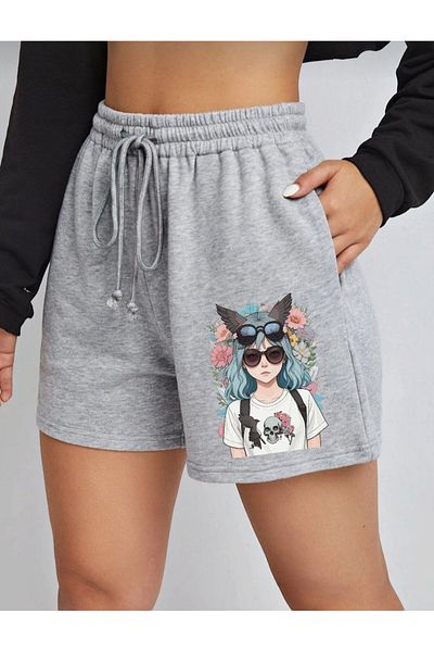 belean 2 Pack Printed Regular Shorts Sweat Repellent Summer No Pilling