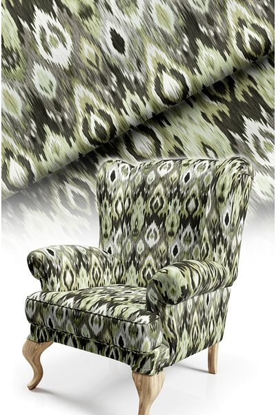 CANİLA Ethnic Modern Digital Printed Upholstery Sofa Fabric