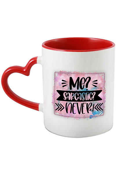 StoryGift Romania Cana Cu Mesajul "me? Sarcastic? Never!", Ilustratie, Amuzan...