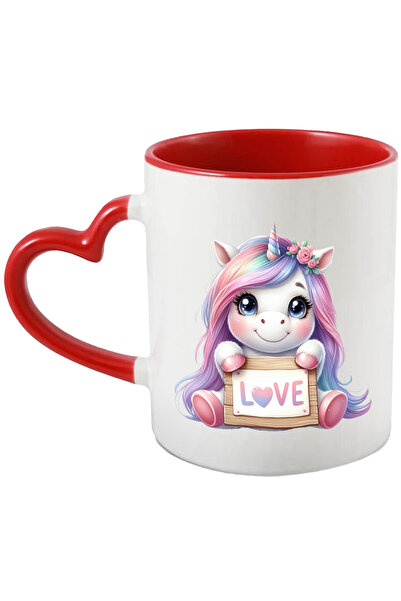 StoryGift Romania Cana cu un unicorn, ilustratie, imbujorata, iubire, Valenti...