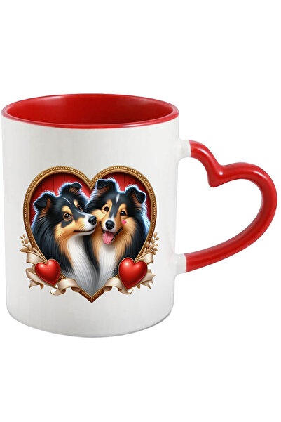 StoryGift Romania Cana Cu O Catelusa Si Un Caine Care Stau Intr-un Cadru In F...