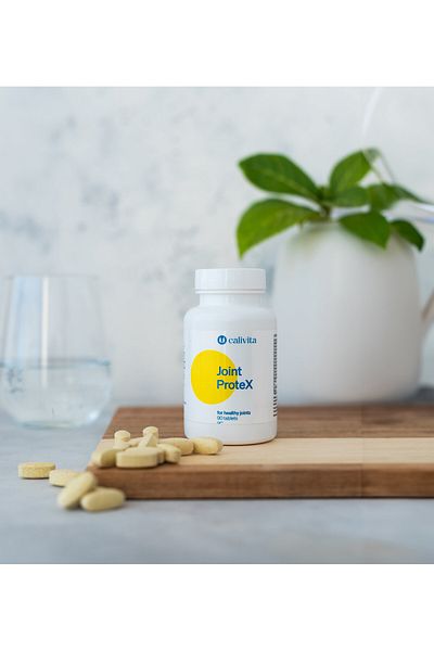 Calivita Joint Protex Food Supplement Set +Pill Box for Joint Flexibility (90 tablets) - Calivita