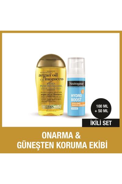 Neutrogena Hydro Boost SPF 50 Nemlendirici + Argan Oil of Morocco Yağ