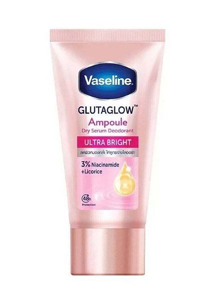 Vaseline GlutaGlow Ampoule Ultra Bright – Whitening & 48H Protection Dry Serum Deodorant with Niac