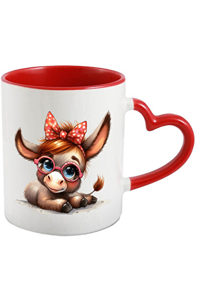 StoryGift Romania Cana Cu O Magarita Cu Ochelari | Ilustratie | Funda | Sta C...