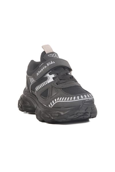 WALKWAY Black Children's Sports Shoes Almera 1500 P