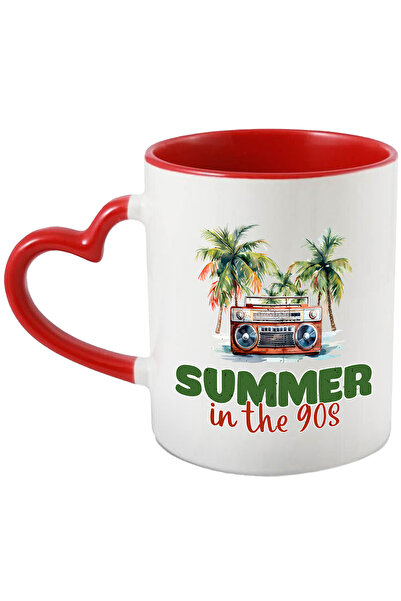 StoryGift Romania Cana Cu Mesajul "summer In The 90s", Ilustratie, Stil Retro...