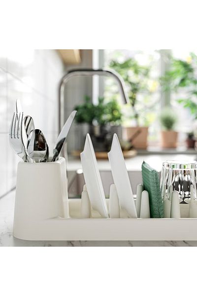 IKEA Dish drying rack, ivory-white, 48 cm
