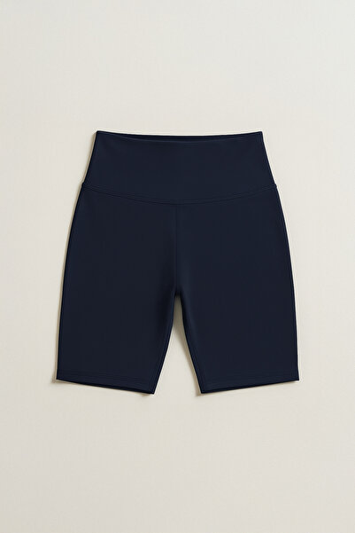 HNX High Waist Recovery Women's Sports Short Leggings |   Navy Blue