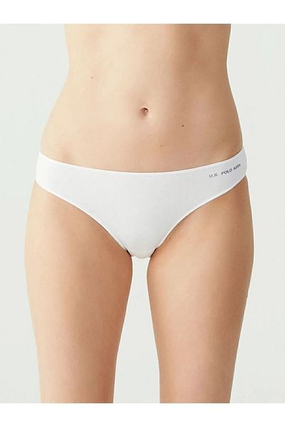 U.S. Polo Assn. U.S. Polo Assn. 67006 Slip elastic din 5 piese pentru femei, negru, cafeniu, alb, fucsia și albastru bleumarin