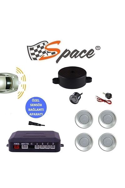 HOSELL Space Space Sound Warning Parking Sensor 22 mm Gray / Gupr10-G