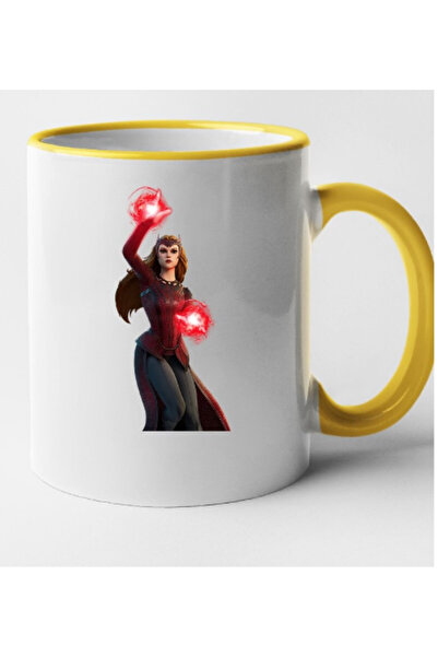 OEM Cană personalizată cu mâner galben Fortnite - Scarlet Witch, INOVATIX®. 3...