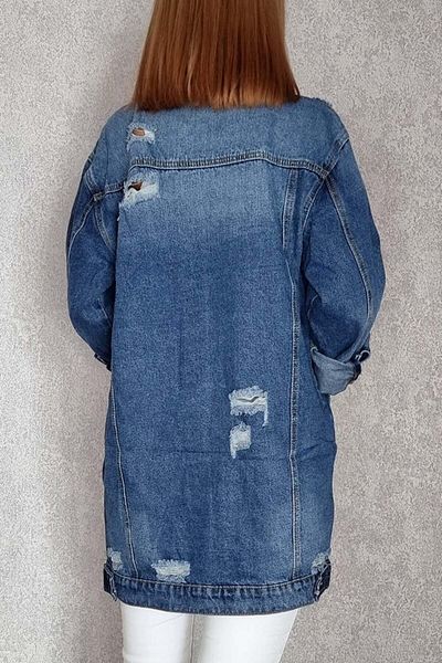 FashionForYou Ashe Long Denim Jacket, S