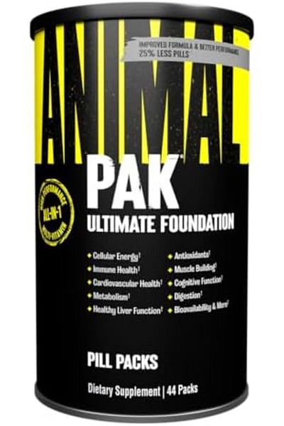 Animal Pak - Convenient Multivitamin for Men & Women Daily All-in-One Vitamin & Supplement Pack - Zi