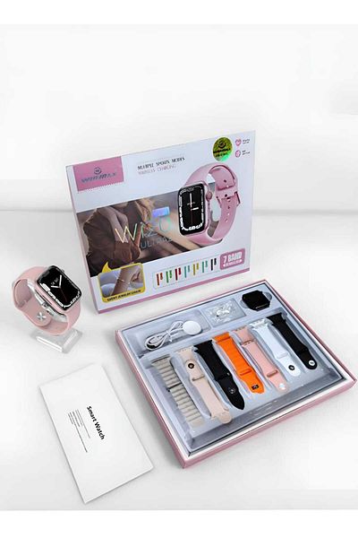 Winmax Ultra Smart Watch For Women 7 Customizable Straps, Advanced Health & Sleep Monitoring, Phone Finder