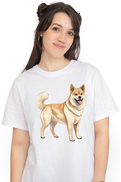 StoryGift Romania Tricou Femei Cu Un Caine Vesel, Sprinten, Ilustratie, Pentr...