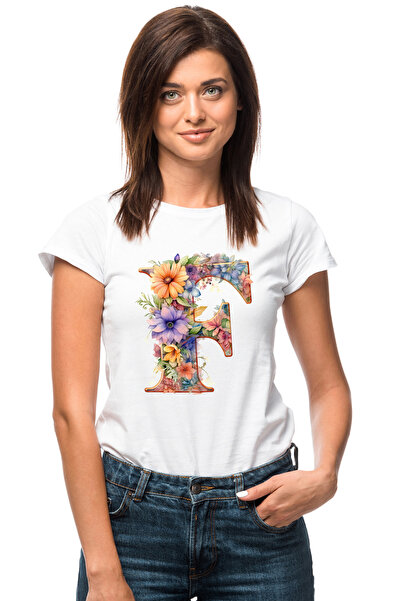 StoryGift Romania Tricou Femei Cu Litera "f", Ilustratie, Pentru Copii, Scoal...