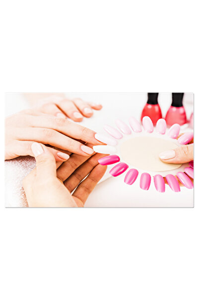 StoryGift Romania Tablou Canvas - Pictura Unghii Cu O Paleta Plina De Culoare