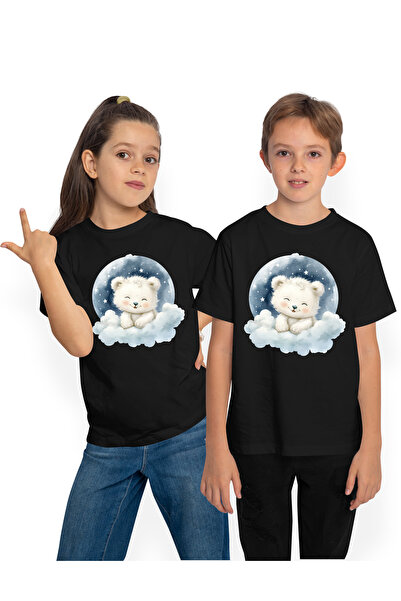 StoryGift Romania Tricou Copii Cu Un Ursulet Polar Care E Pe Cale Sa Adoarma,...