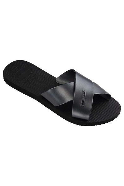 Havaianas Havai̇anas Aqua Metallic Women's Black Slippers 4148866