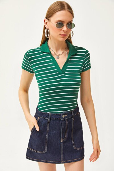 Giyimsel بولو طوق مخطط بادي