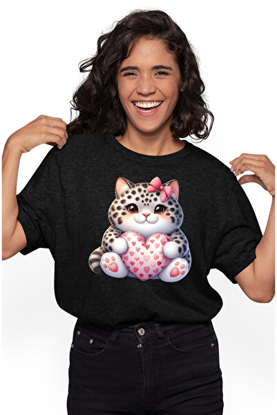 StoryGift Romania Tricou Femei Cu O Pisicuta Grasuta Si Dragalasa, Ilustratie...