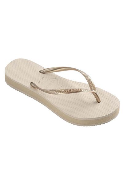 Havaianas Hav.Slim Flatform Women's Beige Slippers 4144537