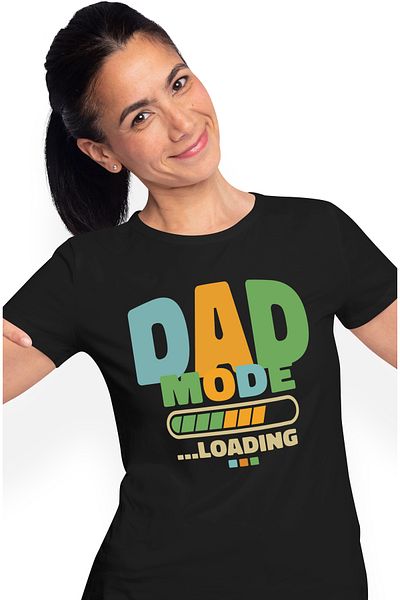 StoryGift Romania Tricou Femei Personalizata Pentru Tati Cu Mesajul Motivational In Engleza Dad Mo Blk_l
