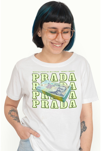 StoryGift Romania Tricou Femei - 100 Lei Romanesti, Cu Imprimeu Pe Fata, 100%...