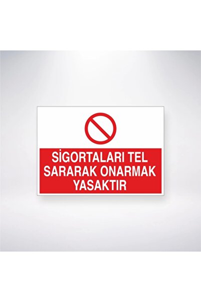Reysa Tasarım من المحرور إصلاح الأسلاك التأمينات ملصق 20X28 سم