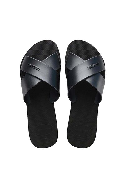 Havaianas Havai̇anas Aqua Metallic Women's Black Slippers 4148866