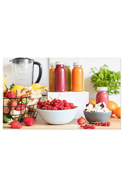 StoryGift Romania Tablou Canvas: Gustari Sanatoase Si Sanatate: Muesli, Fructe Si Cereale